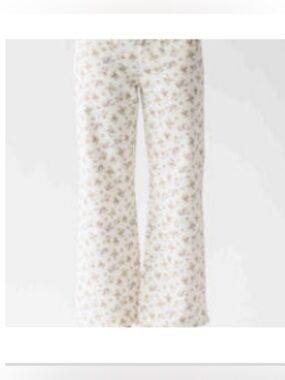 Annie Talbot Wide Leg Jean - Ivory Floral
